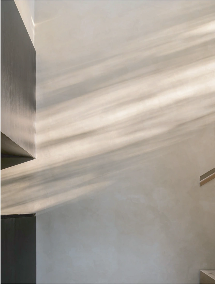 Architectural reference: daylight across a wall