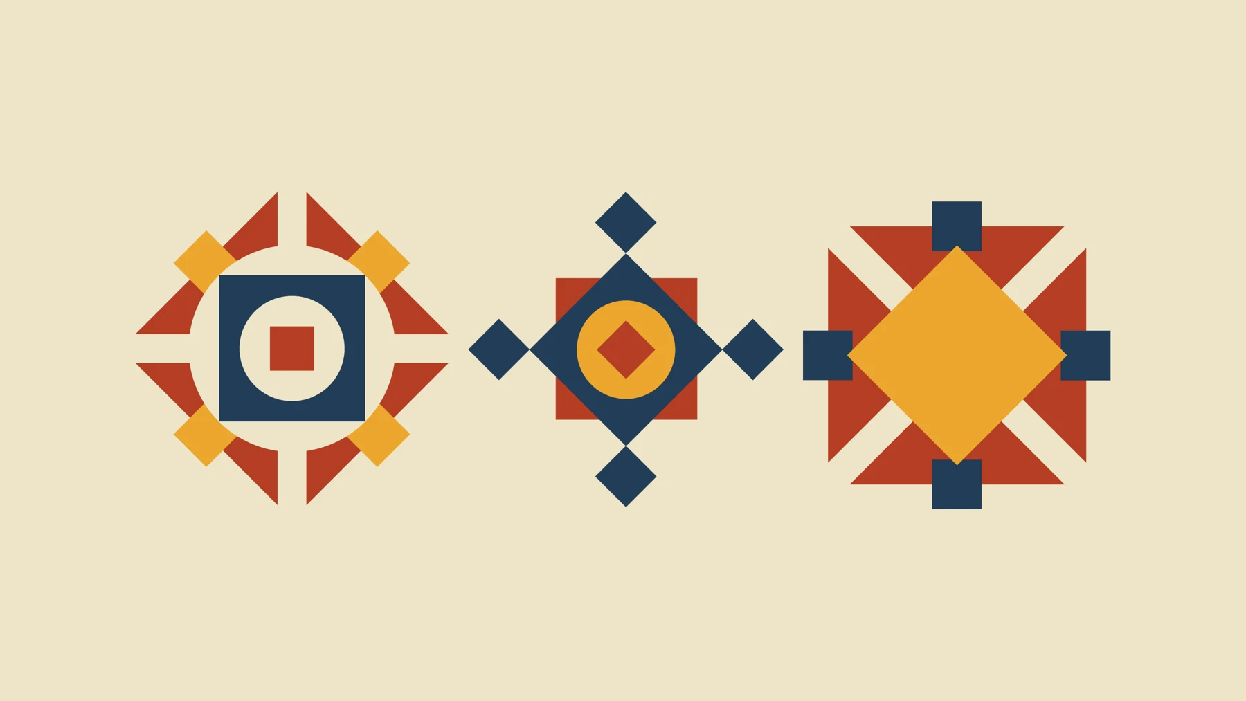Saraya Bousher geometric graphic patterns